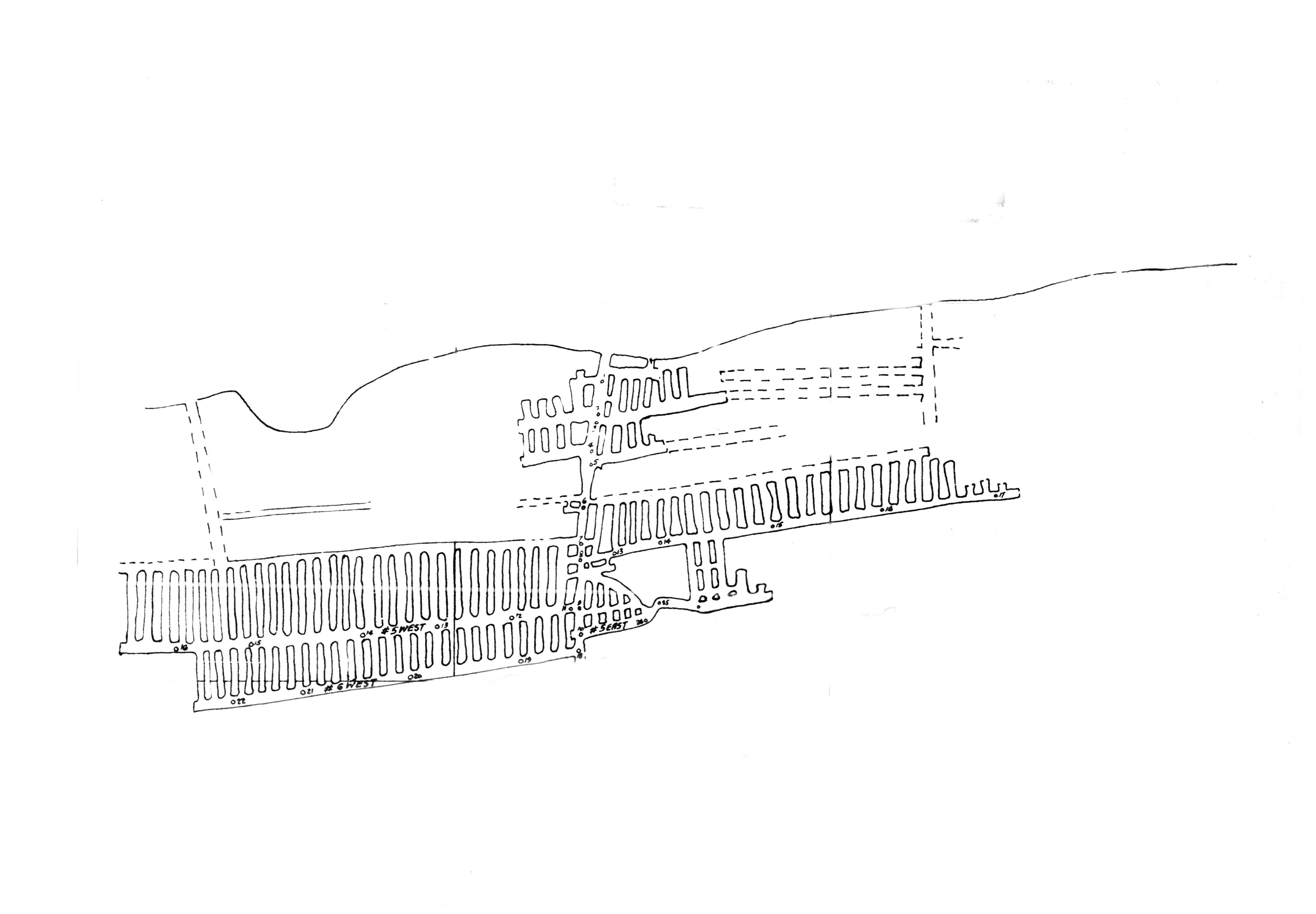 NMMR-scanned map of the Jones-Keister Coal Mine