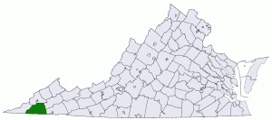 Scott County Highlighted Map